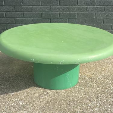 Italian molded plastic outdoor coffee table by Studio Artemide Milano