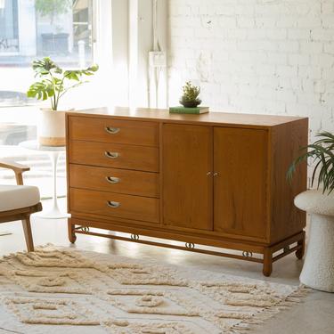 Solid Oak Credenza by American of Martinsville