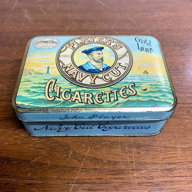 Vintage Players Navy Cut Cigarettes Tin 