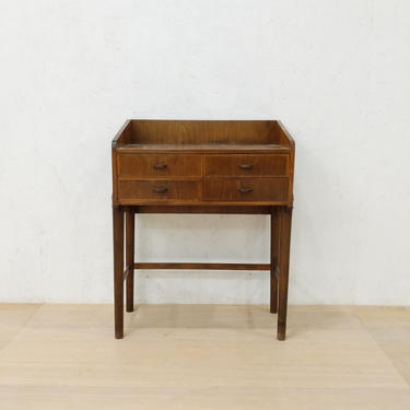 Vintage Danish Modern Low Chest / Side Table 