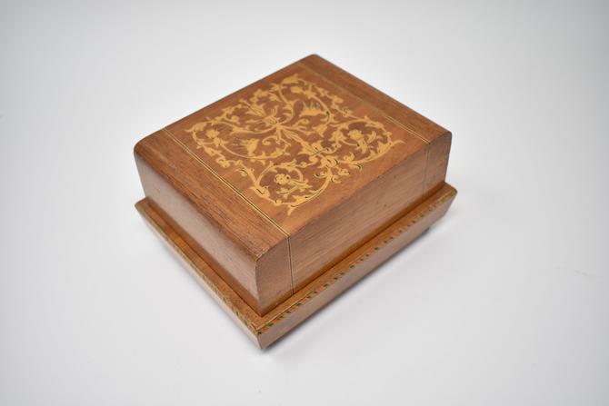 Vintage Sorrento Cigarette Wooden Box | Handmade Marquetry Made in Italy | AS IS 
