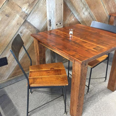 FREE SHIPPING - The Cider House Rustic Industrial Reclaimed Wood Chair and Bar Stools - Great for restaurants, bars and cafes! 