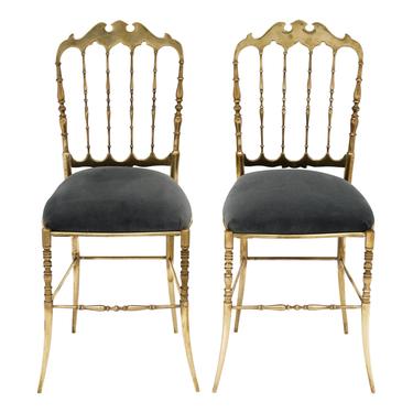 Pair of Vintage Chiavari Chairs