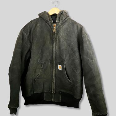 Vintage Carhartt Fleece Lined Zip up Jacket sz XL