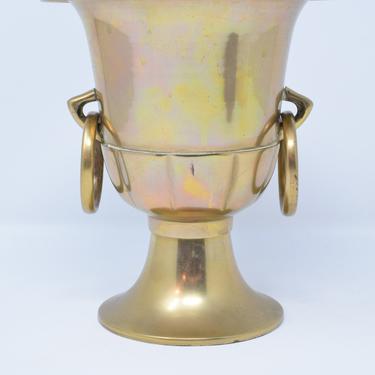 Vintage Brass Urn/Vase with Handles 