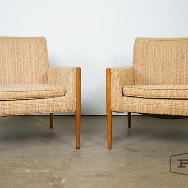 Pair of Danish teak armchairs