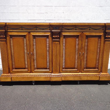 Century Buffet Console Sideboard Credenza Storage Hutch Regency Country French Provincial Neoclassical Dining TV Cabinet CUSTOM PAINT Avail 