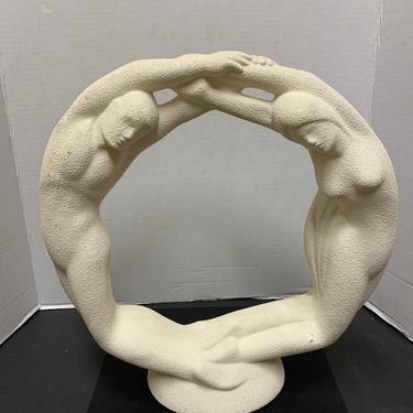 1960s Royal Haeger “Circle of Love” Statue 