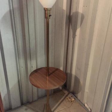 Laurel Brass Floor Table Lamp