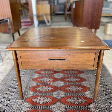 Mid Century Walnut and Rosewood Constellation Side Table by Lane, circa 1958