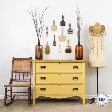 Mustard Seed Yellow Chest of Drawers