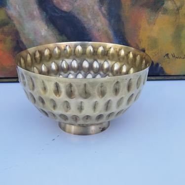 Vintage  Brass Polished Bowl . 
