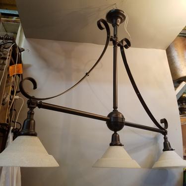 French Provincial 3 Lite Pendant by Brass Light Gallery.  47 x 37