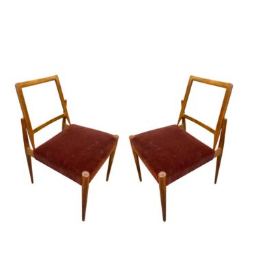 Danish Designer Beech Wood Chairs (Pair Available Sold Individually)