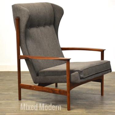 Ib Kofod Larsen Danish Modern Lounge Chair 