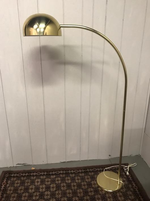 Modern Brass Arc floor lamp 