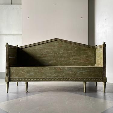 Gustavian Style Neoclassical Painted Sofa