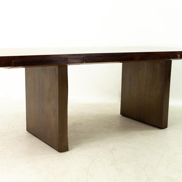Edward Wormley for Dunbar Mid Century Rosewood and Bronze Executive Desk 