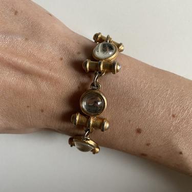 Designer DEANNA HAMRO Delicate Crystal Gold Bracelet