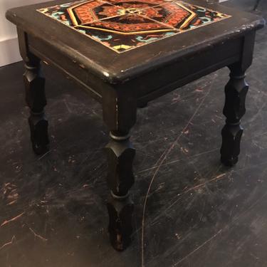 Tile Top Side Table