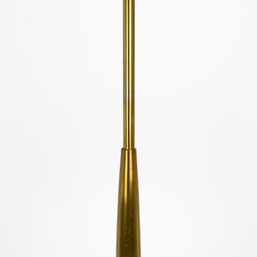 Gerald Thurston for Stiffel Mid Century Brass Rocket Table Lamp - mcm 