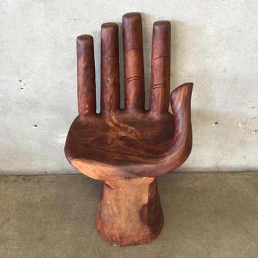 Hand Carved Teak Wood Right Hand Chair