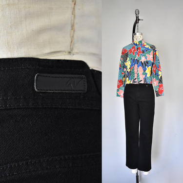 vintage high waisted mom jeans, black jeans, plus size 