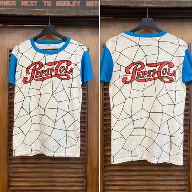 Vintage 1980’s Pepsi-Cola Soda Stained Glass Pop Art Tee Shirt, 80’s Graphic T Shirt, Vintage Tee Shirt, Vintage Clothing 