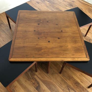 Drexel Declaration Coffee Table with Nesting Tables 