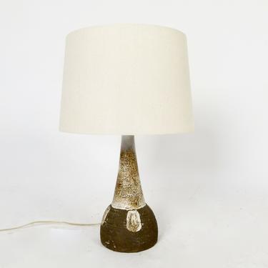 Danish Pottery Lamp Wth New Shade