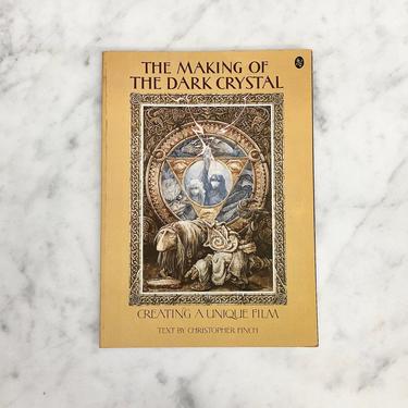 Vintage Making of the Dark Crystal Book Retro 1980s RARE + Creating a Unique Film + Christopher Finch + Jim Henson + Muppets + Collectible 