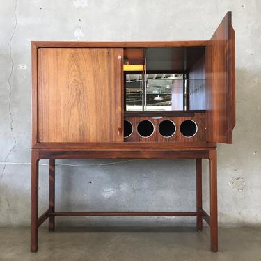 Mid Century Rosewood Danish Bar Cabinet by Torbjorn Afdal