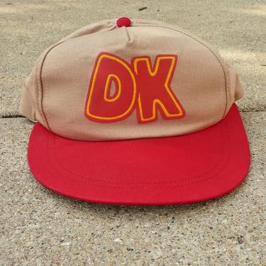 Nintendo Donkey Kong DK Snapback Cap - Vintage Video Games - Retro - Mario - Diddy Kong - Snapback Hat - Baseball Hat 