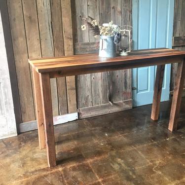 Farmhouse Reclaimed Wood Console Table 