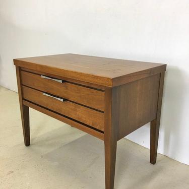 Lane Nightstand or Accent Table with &amp;quot;Bowtie&amp;quot; Pulls 
