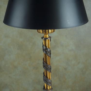 Raymond Subes gilt iron lamp (#1589)
