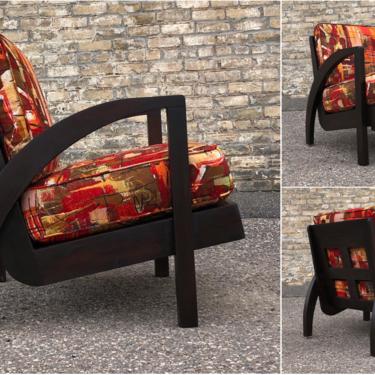 Art Deco Style Lounge Chair 