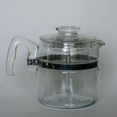 vintage Pyrex 6 cup percolator all components included 