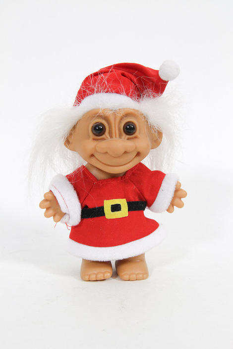 Vintage Troll Doll Christmas Russ