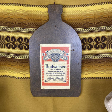 Vintage Budweiser Wall Hanging/Cutting Board 