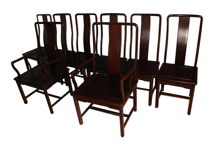 Late 19th Century Ming Style Rosewood Dining Chairs 