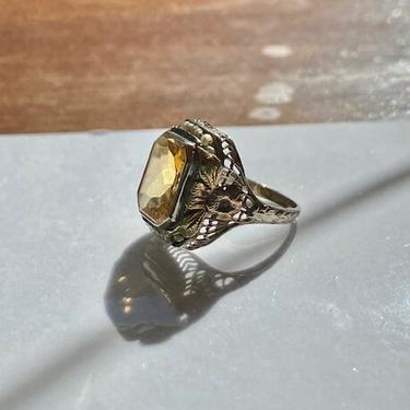 Private Listing 14k Gold with Citrine Flowers