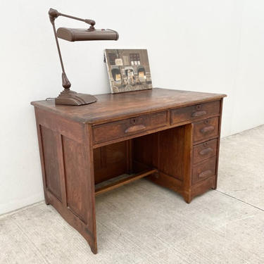 Antique Distressed Office Desk