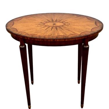 Maitland - Smith Inlaid Mahogany Regency Side Table 