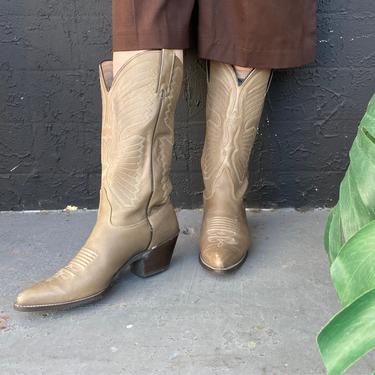 Taupe Western Boot