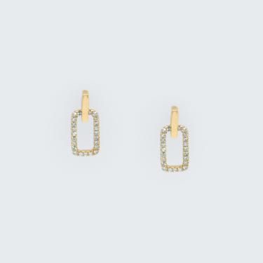 Diamond Chain Earrings