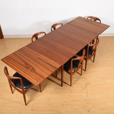 Nils Jonsson Modell Ultra — Swedish Modern Teak Expanding Dining Table