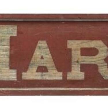 Antique Cape Cod Advertising Sign: South Harwich | Beach Dcor