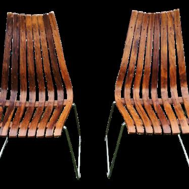 Hans Brattrud Rosewood ‘Scandia’ Chairs- A Pair