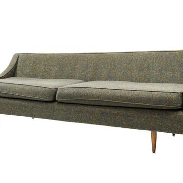 Minimalist Sofa w/ Green Upholstery